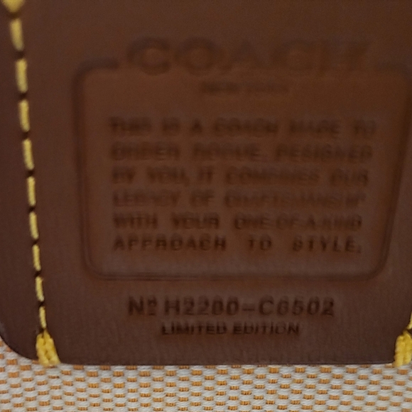 Coach Rogue 17 in Original Natural Leather: Brass/Carrot - Picture 13 of 13